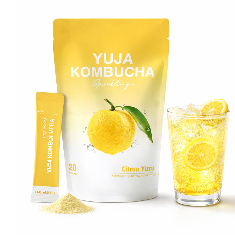Kombucha Powder Packets Unisex Schisandra Berry Sparkling Drink Mix
