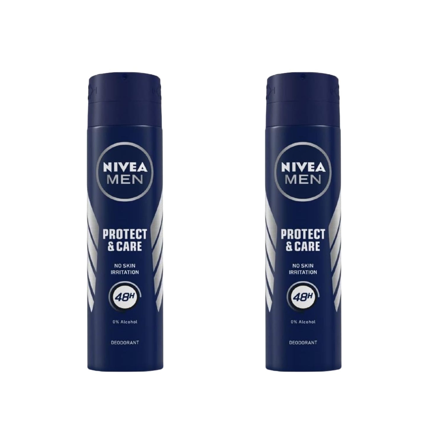 Visit the NIVEA Store — NIVEA MEN Protect & Care Anti-Perspirant Deodorant Spray, 0% Alcohol, 48H Odor Protection, Skin-Friendly, Woody Masculine Scent, Dermatologically Tested, 150ml, Pack of 2