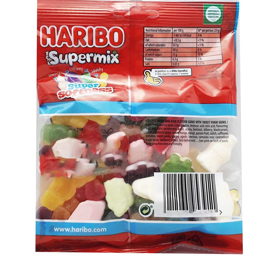 Visit the Haribo Store — Haribo Super Mix 160 Gram