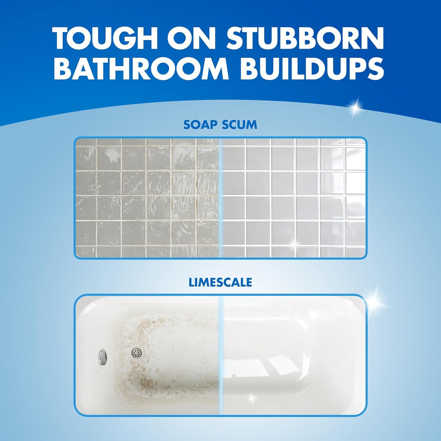 Multipurpose Bathroom Cleaner Spray for Showers and Sinks