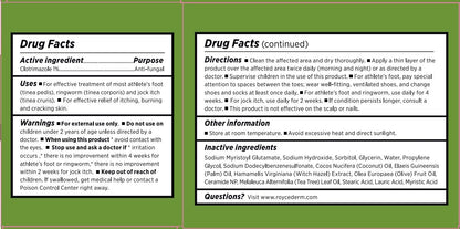 Visit the Roycederm Store — Roycederm Antifungal Bar Soap - Tea tree Oil Soap - Athlete’s Foot Treatment for Jock Itch & Ringworm - Medicated Antifungal Soap with Clotrimazole 1% - Tea Tree Oil Scent, 1 Pack