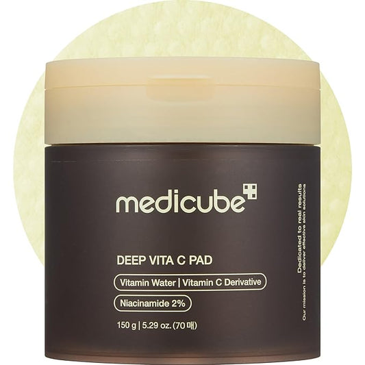 medicube Toner Pads Zero Pore Pad 2.0 | Dual-Textured Facial Pad for Exfoliation and Pore Care with 4.5% AHA Lactic Acid, 0.45% BHA Salicylic Acid | Ideal for All, Korean Skin Care, 70 Pads (1 Pack)