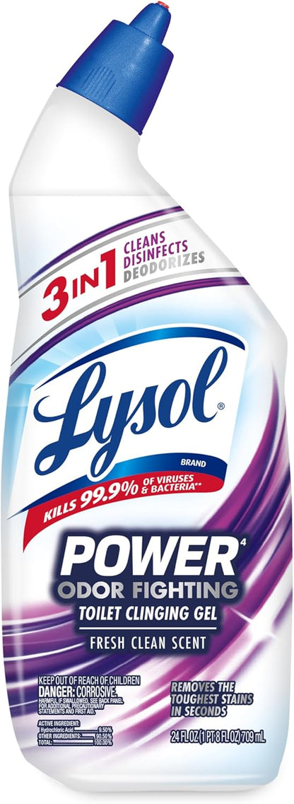 Toilet Bowl Cleaner Unisex Clinging Gel 24 oz