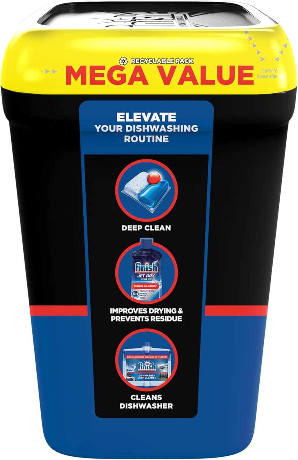 Dishwasher Detergent Pods Unisex 100-Count Unscented