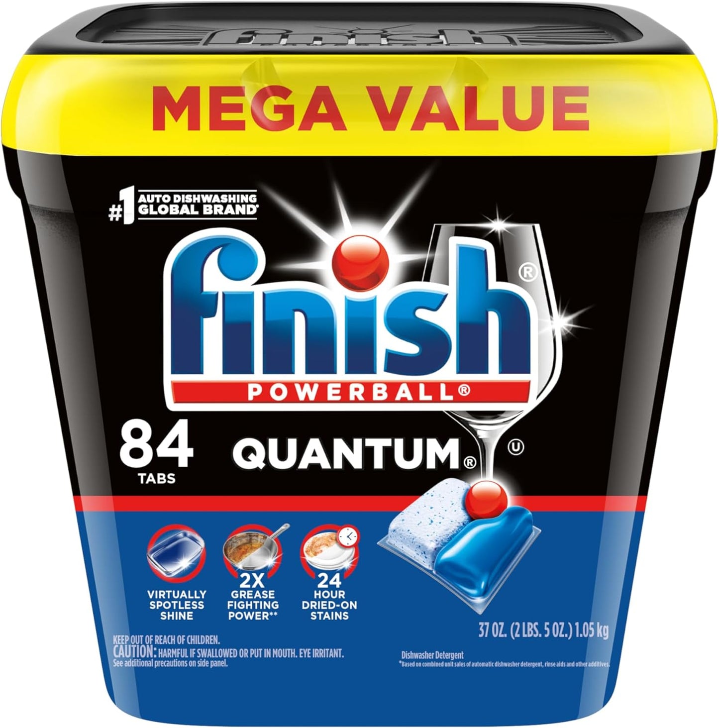 Dishwasher Detergent Pods Unisex 100-Count Unscented