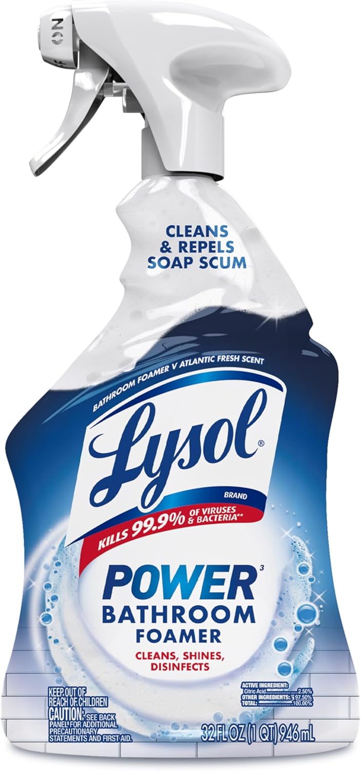 Multipurpose Bathroom Cleaner Spray for Showers and Sinks