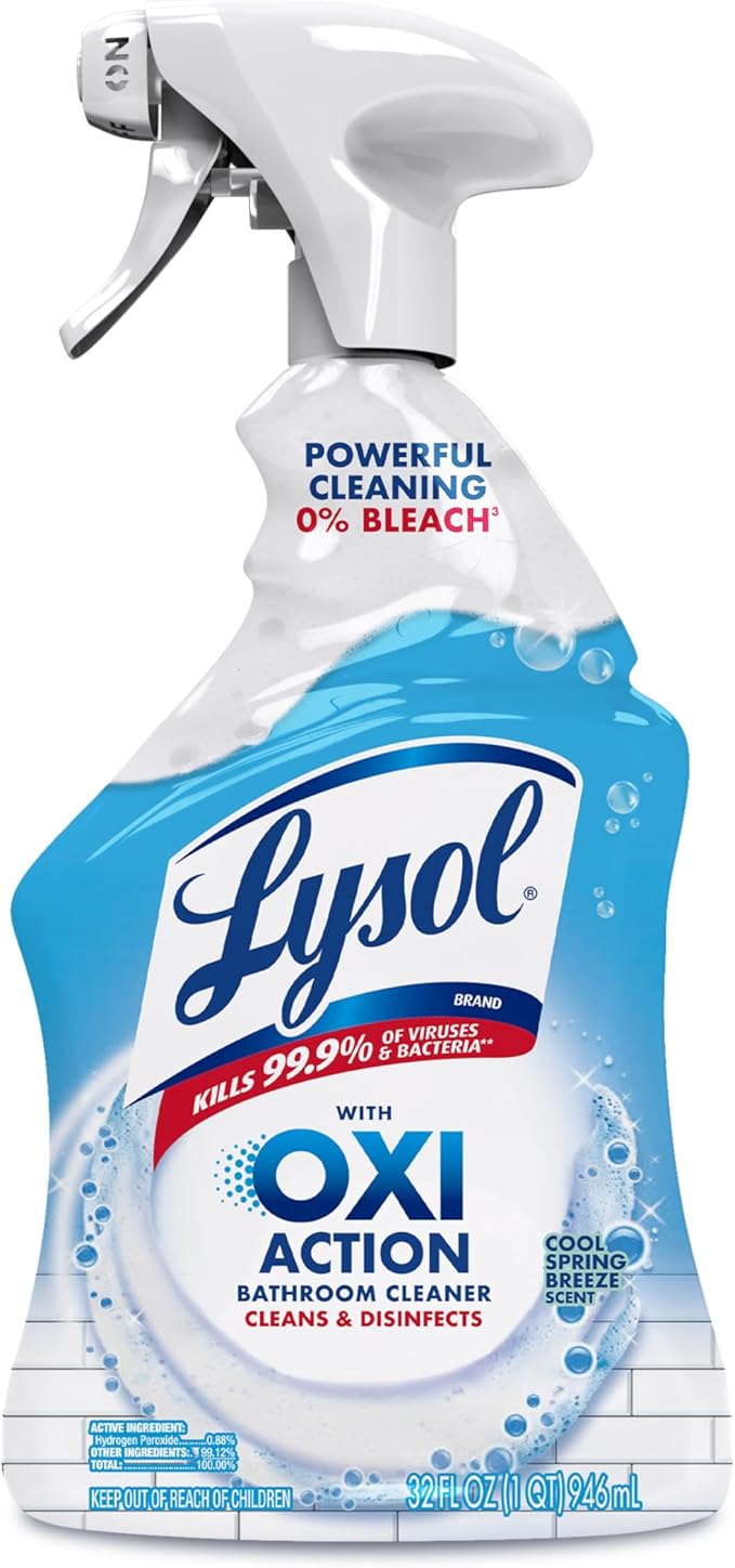 Multipurpose Bathroom Cleaner Spray for Showers and Sinks