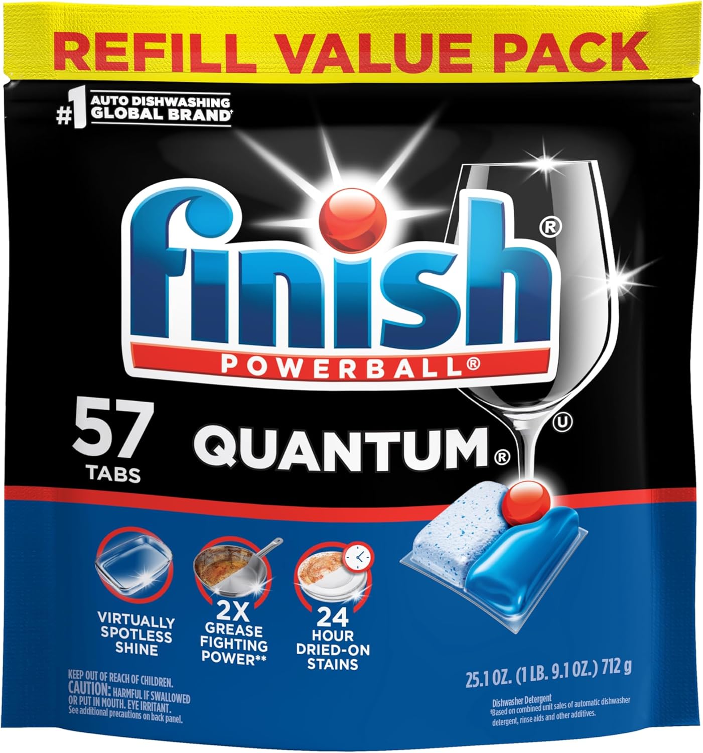 Dishwasher Detergent Pods Unisex 100-Count Unscented