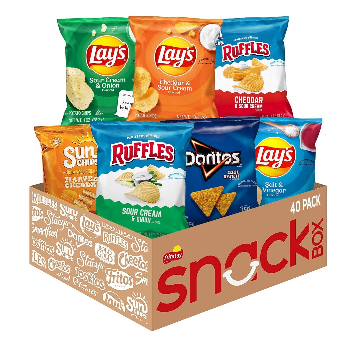 Frito-Lay Fun Times Mix Variety Pack, 40 Count