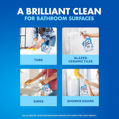 Multipurpose Bathroom Cleaner Spray for Showers and Sinks