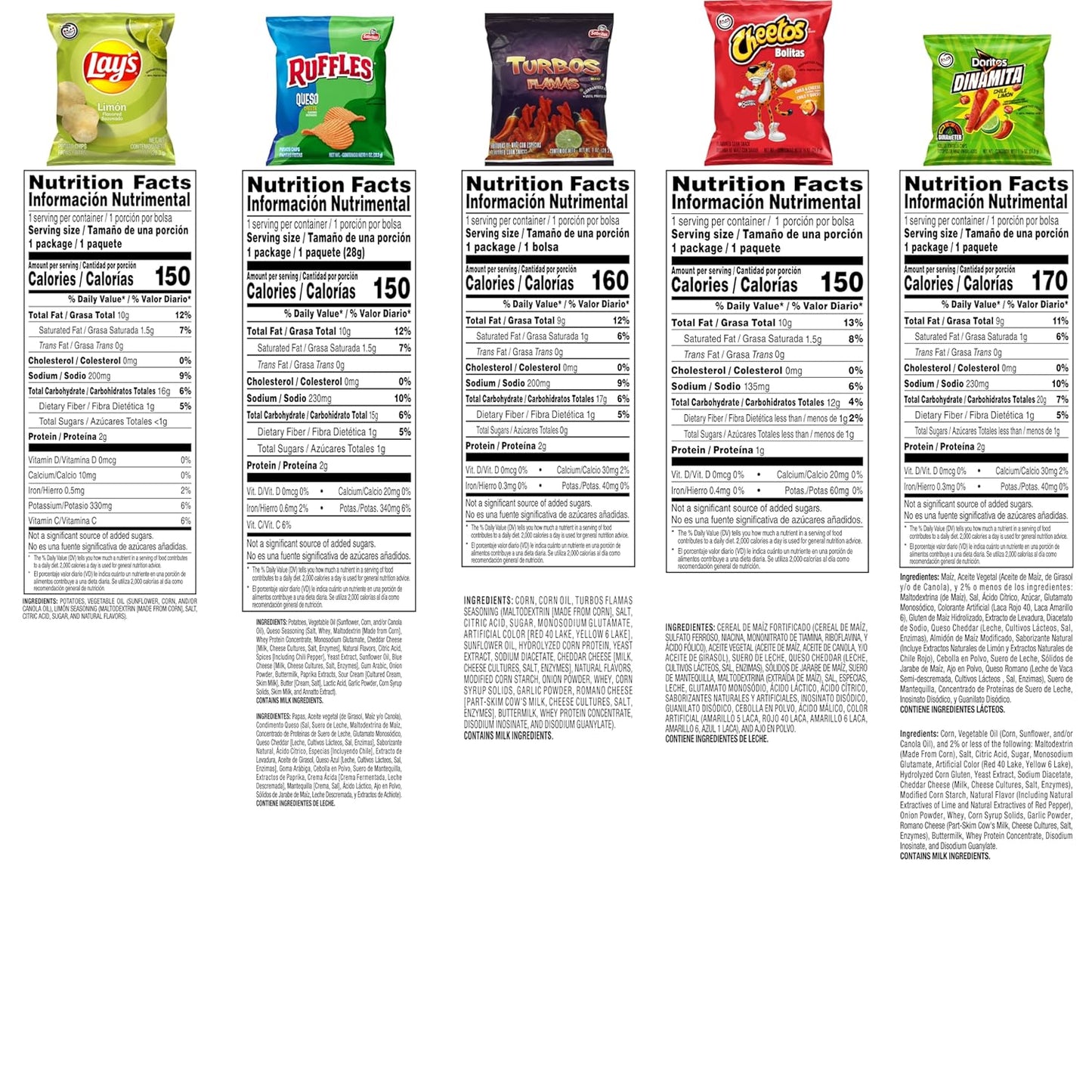 Frito-Lay Fun Times Mix Variety Pack, 40 Count